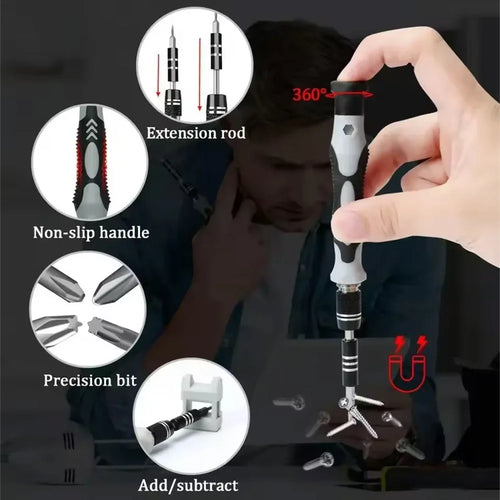 115-in-1 Magnetic Precision Screwdriver Set