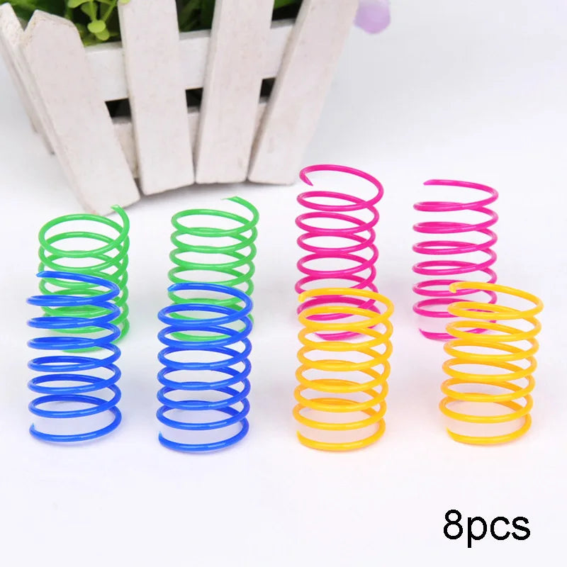 Colourful Cat Spring Toys