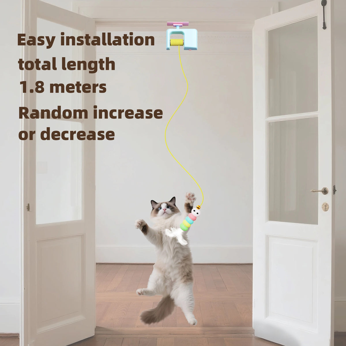 Automatic Door-Hanging Cat Teaser