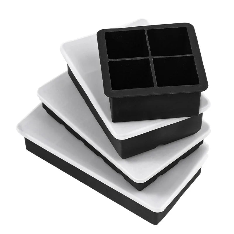 Silicone Ice Cube Mold, 4 Grids