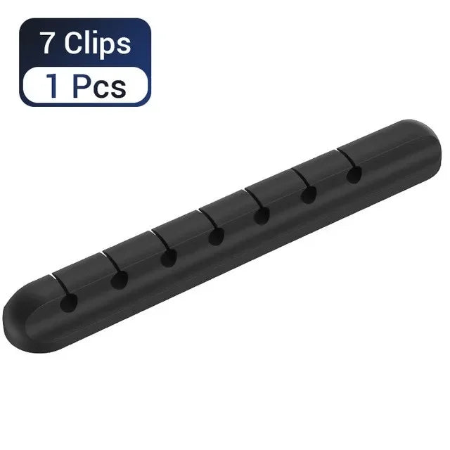 Silicone Desk Cable Organizer Clip