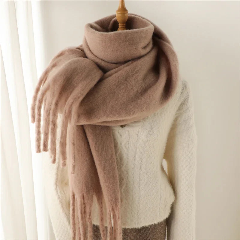 Cashmere-Feel Blanket Scarf