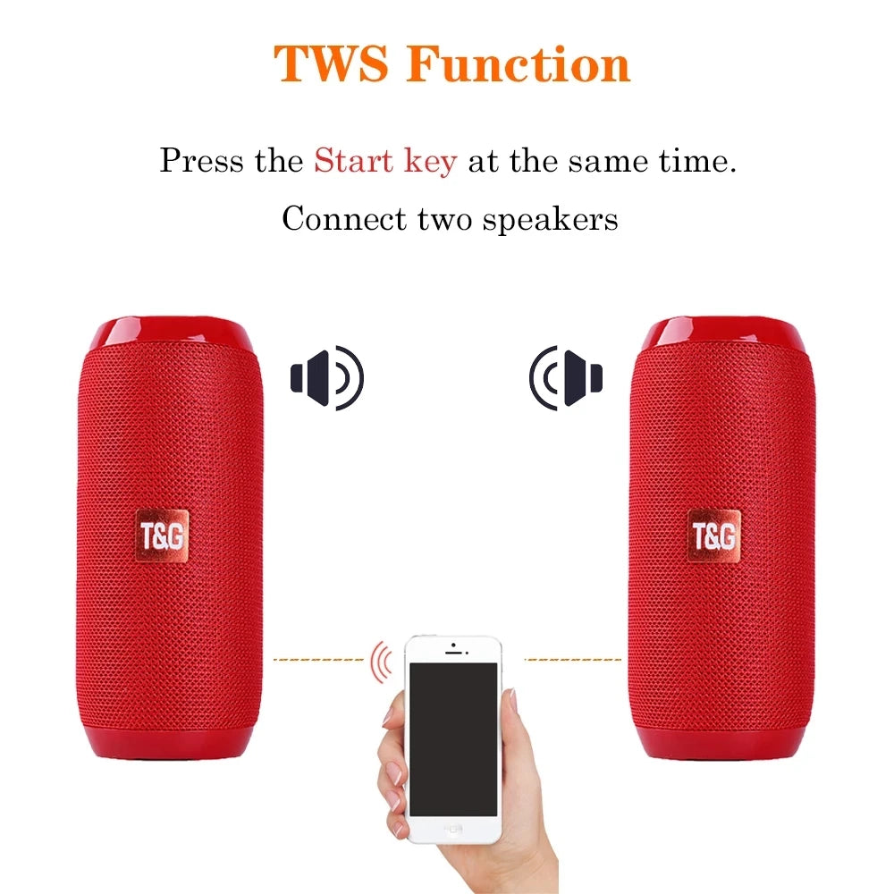 Portable Bluetooth 5.3 Speaker with FM Radio