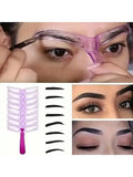 Eyebrow Stencil Set with Handle