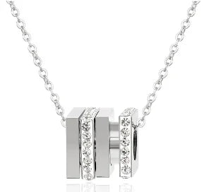 Gold-Tone Stainless Steel Textured Necklace
