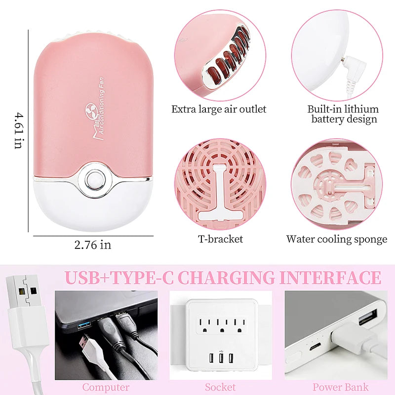 Rechargeable Makeup Fan for Lashes
