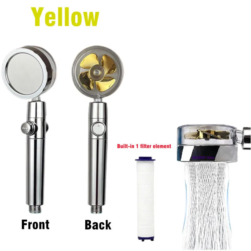 Turbo Fan Handheld Shower Head