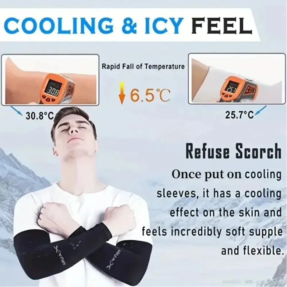 Cooling Arm Sleeves, 3 Pairs