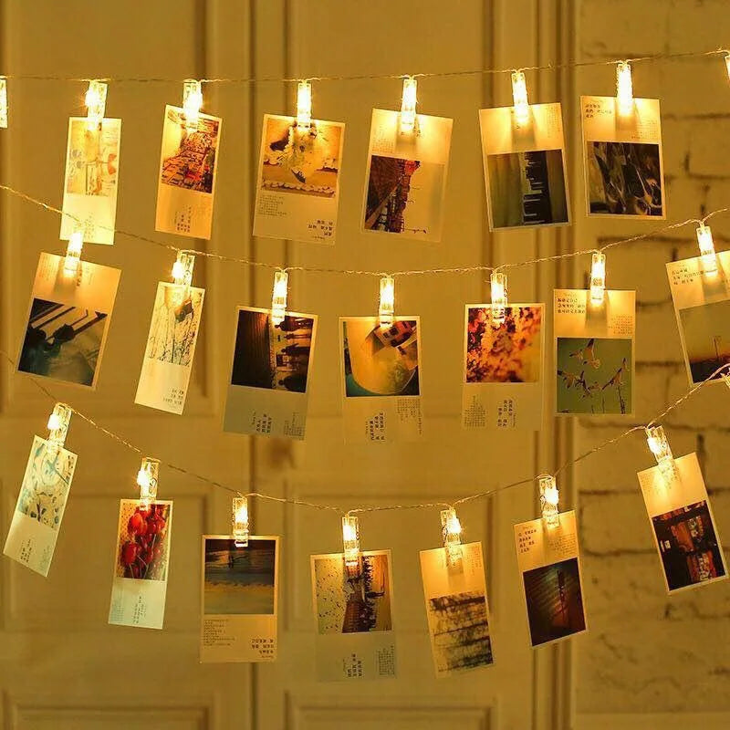 Photo Clip LED String Lights