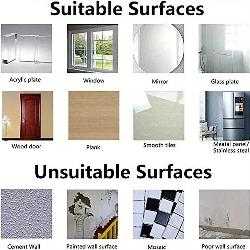 Clear Adhesive Wall Hooks