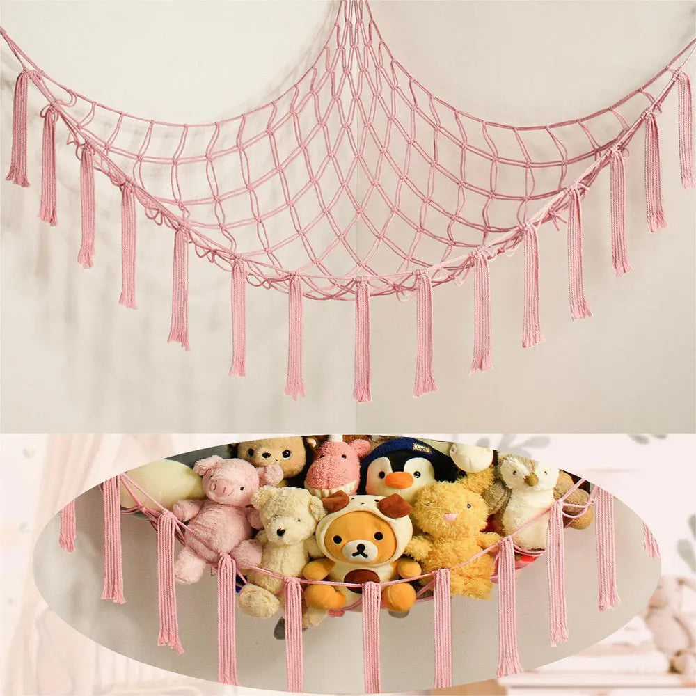 Corner Toy Storage Hammock Net