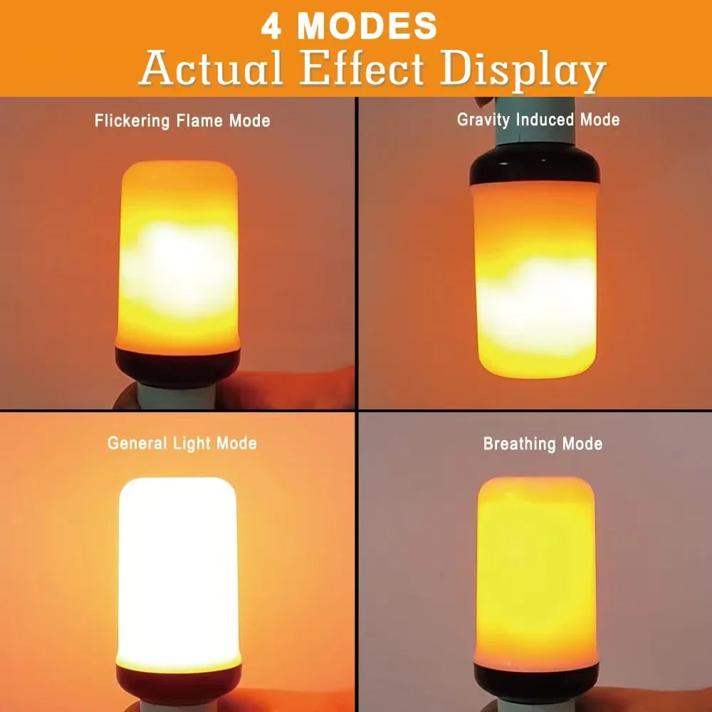 Flickering Flame Effect LED Bulb