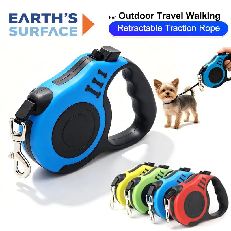 Retractable Dog Leash, 3 m or 5 m