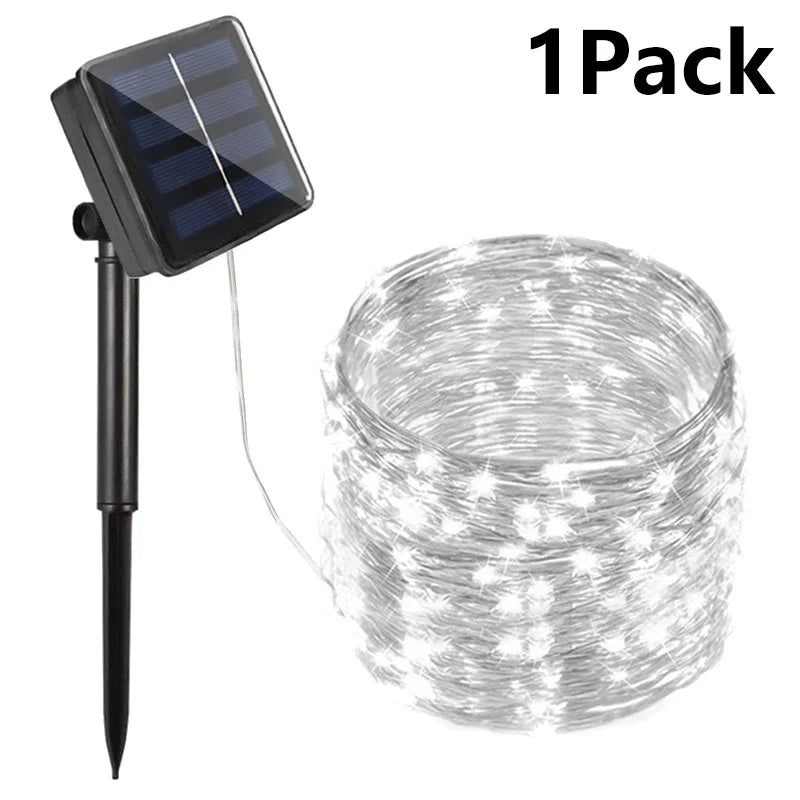 Solar Fairy String Lights, Outdoor