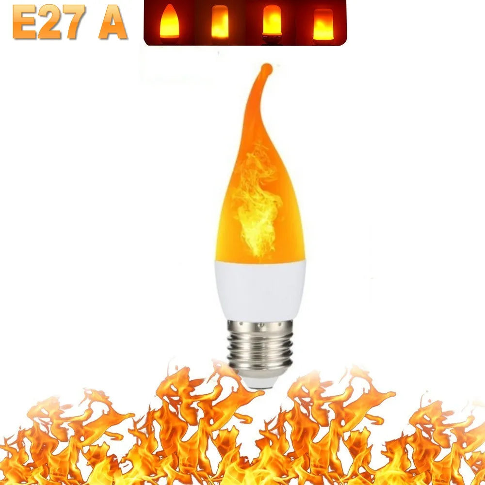 Flickering Flame Effect LED Bulb