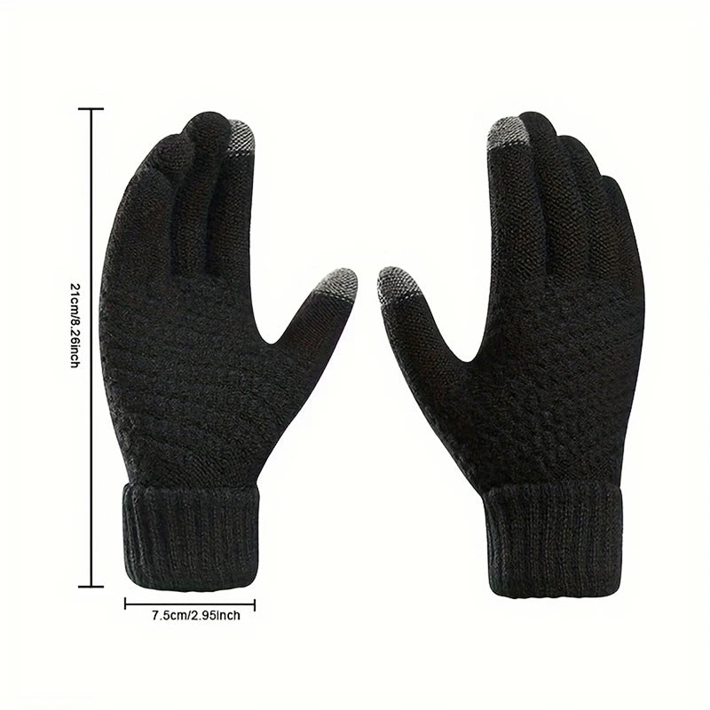 Touchscreen Knit Gloves