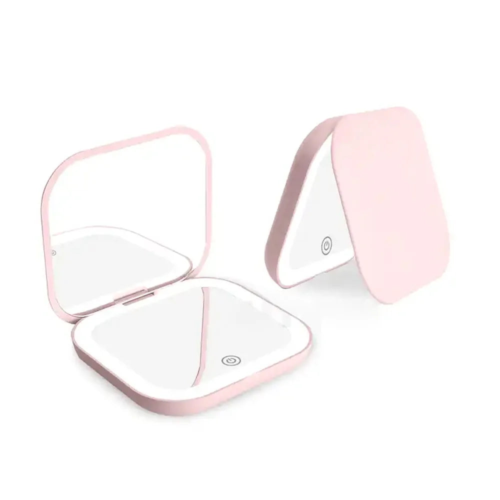 Rechargeable LED Compact Mirror, 1x & 2x