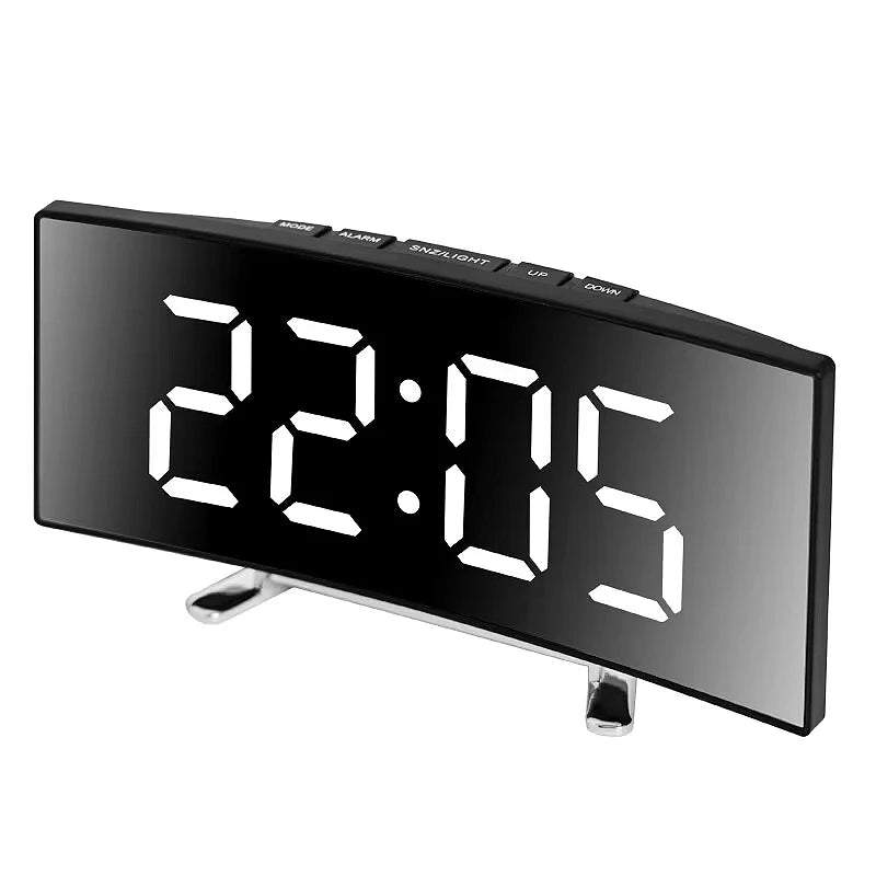 Mirror LED Digital Alarm Clock