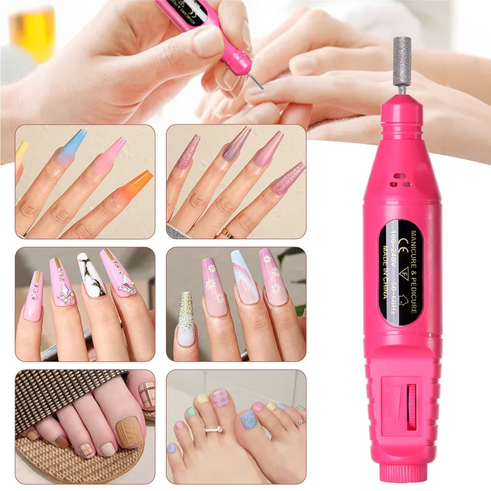 6-in-1 Electric Nail File Set