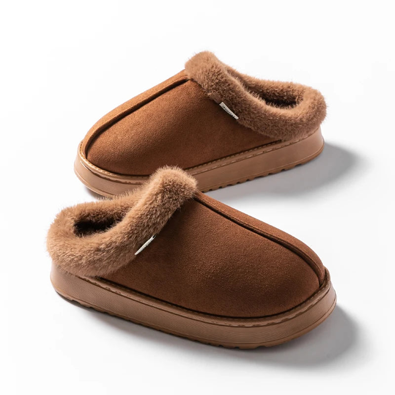 Fluffy Lined Slippers
