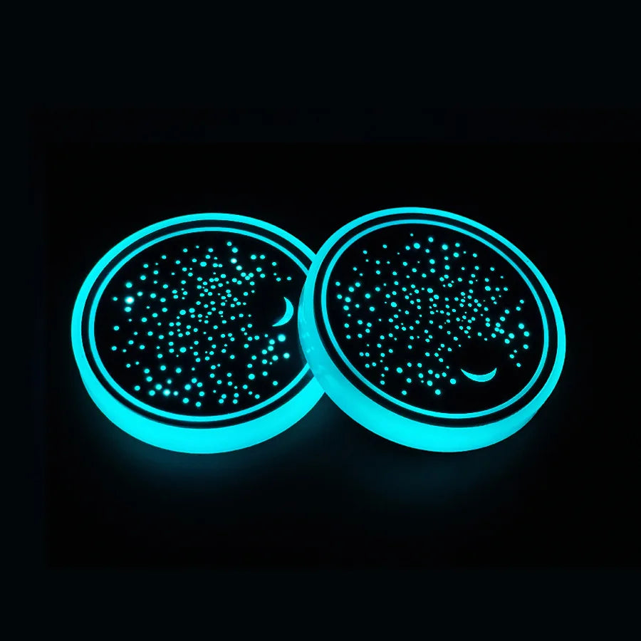 LED Car Cup Holder Coasters