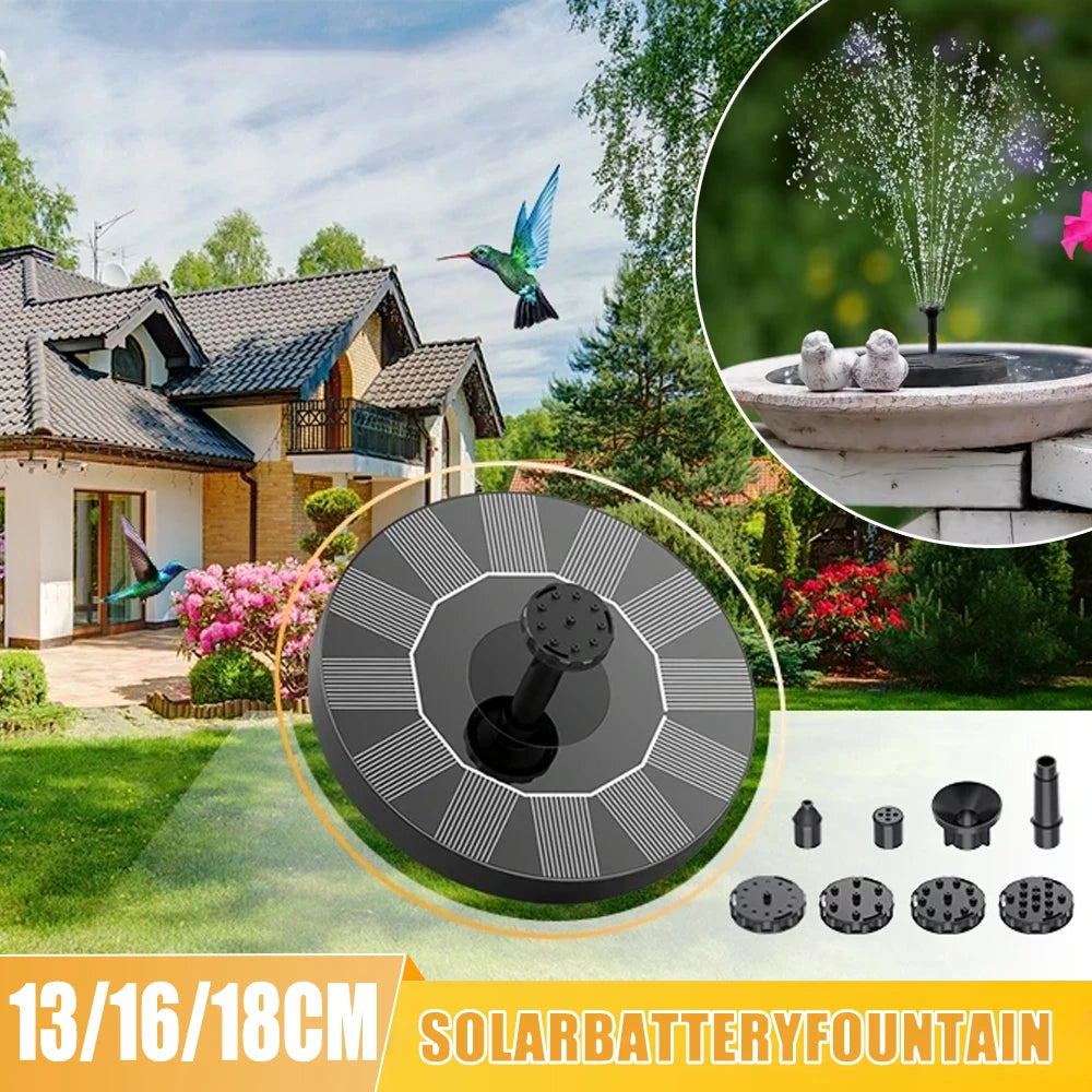 Mini Solar Bird Bath Fountain