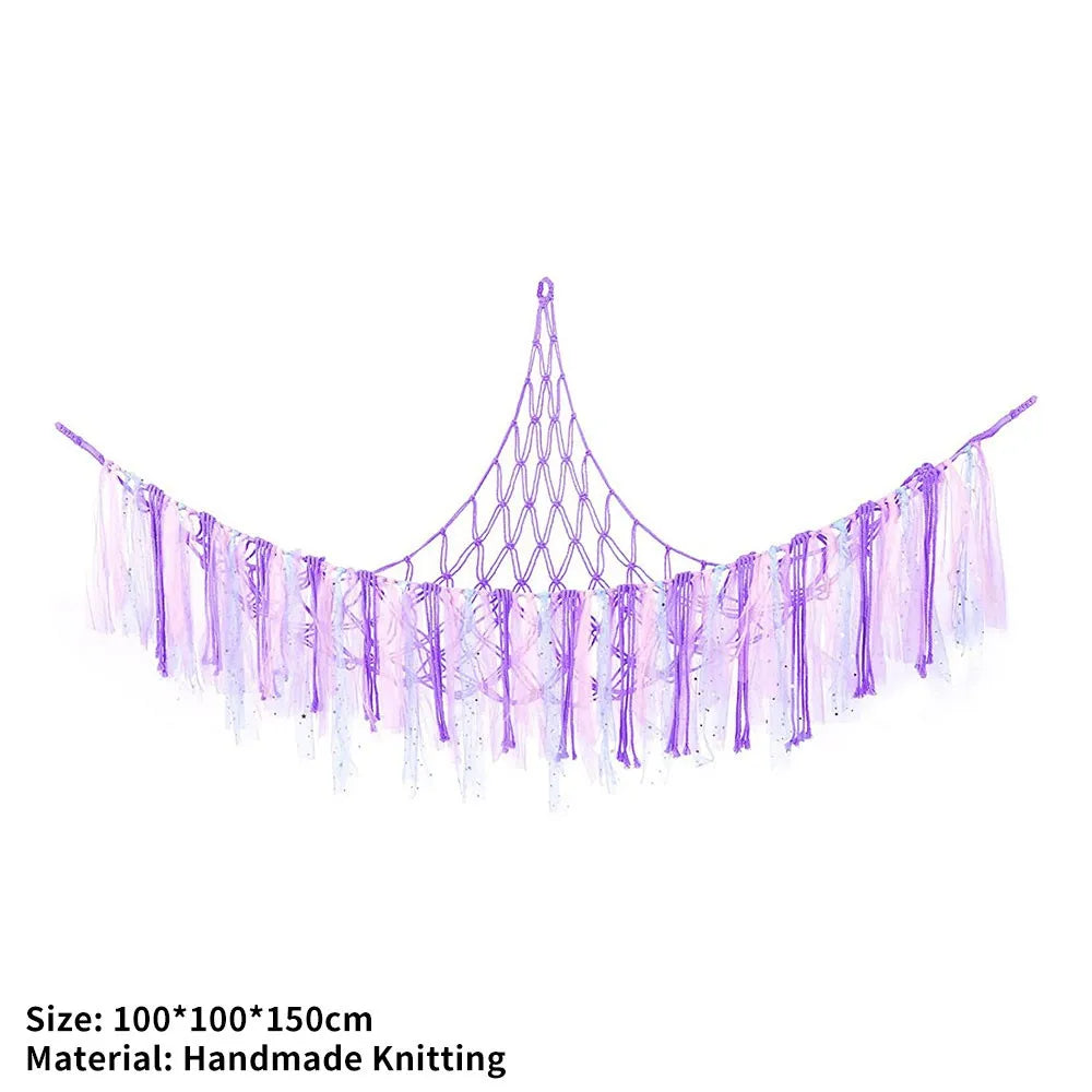 Corner Toy Storage Hammock Net