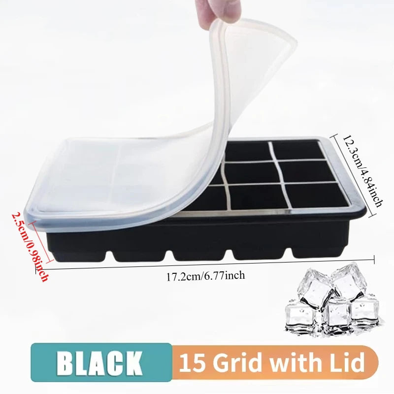 Silicone Ice Cube Mold, 4 Grids