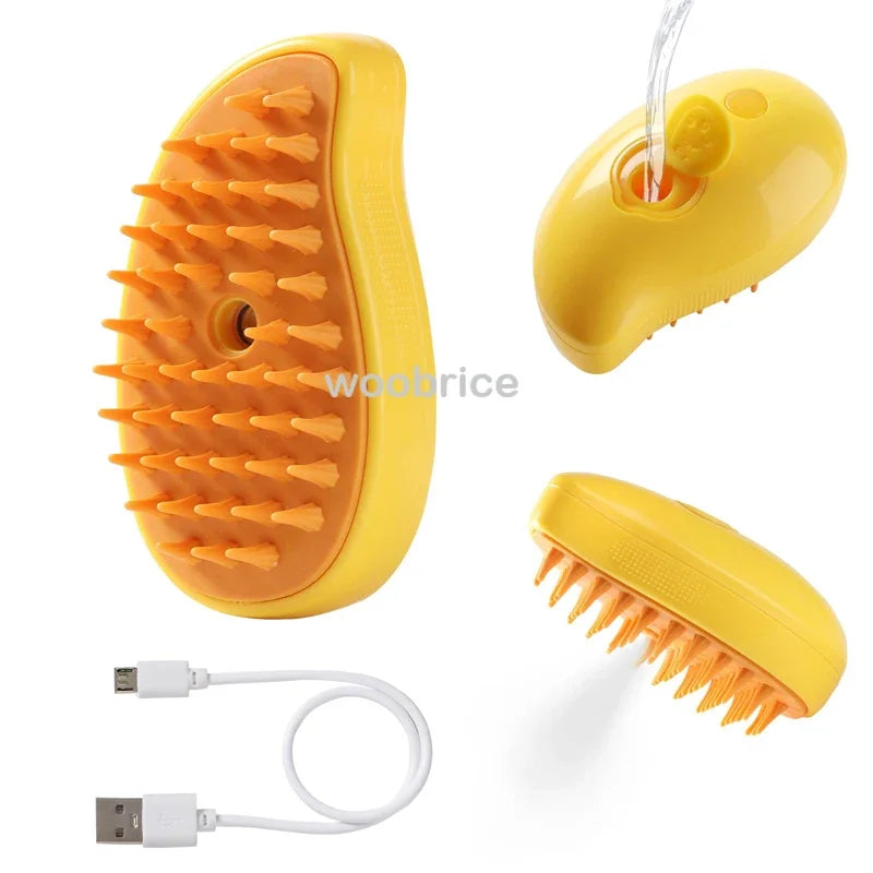 Pet Steam Grooming Brush