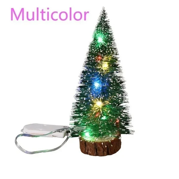 Mini Tabletop Christmas Tree with LED Lights