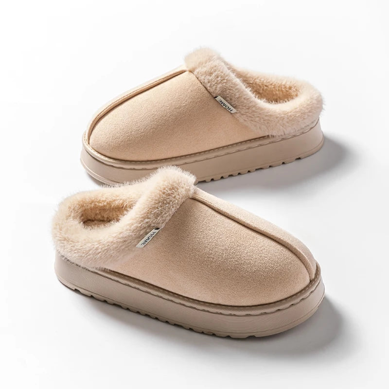 Fluffy Lined Slippers
