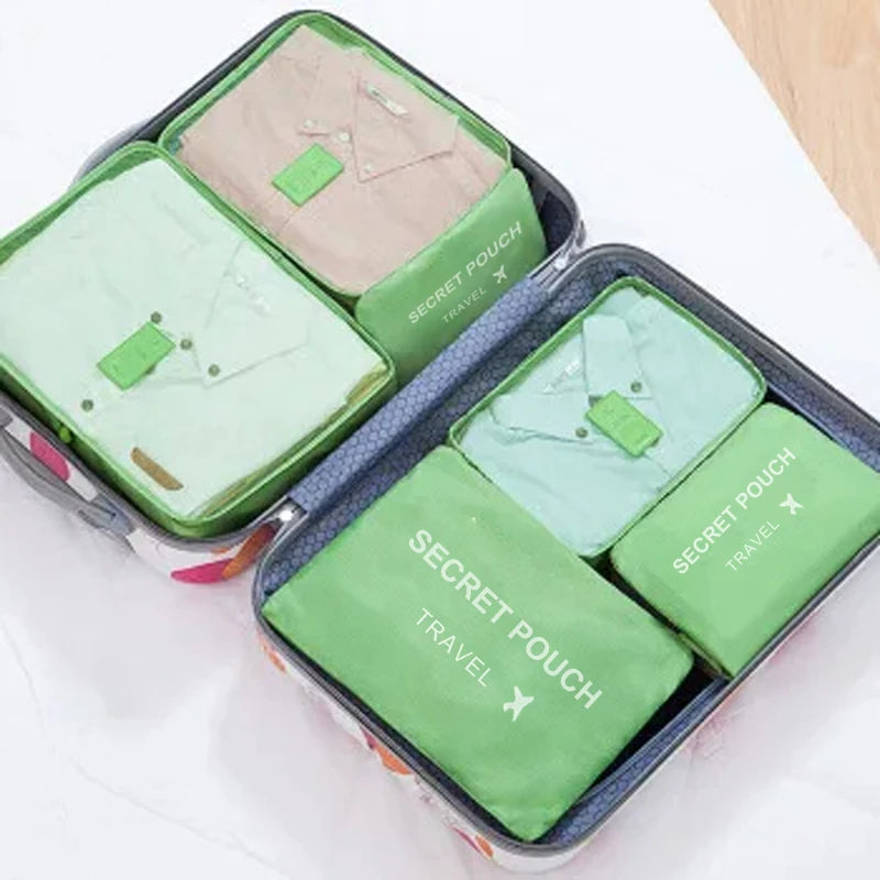 Packing Cubes Set: 6 Pieces