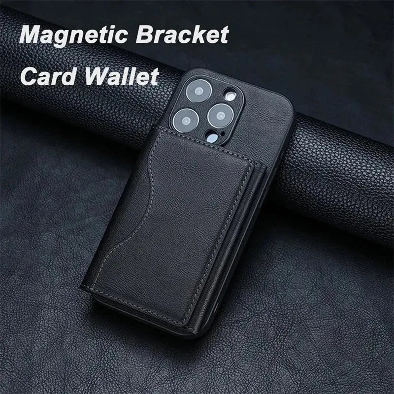 Magnetic Phone Wallet Card Holder