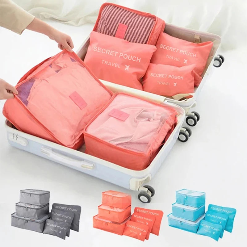 Packing Cubes Set: 6 Pieces