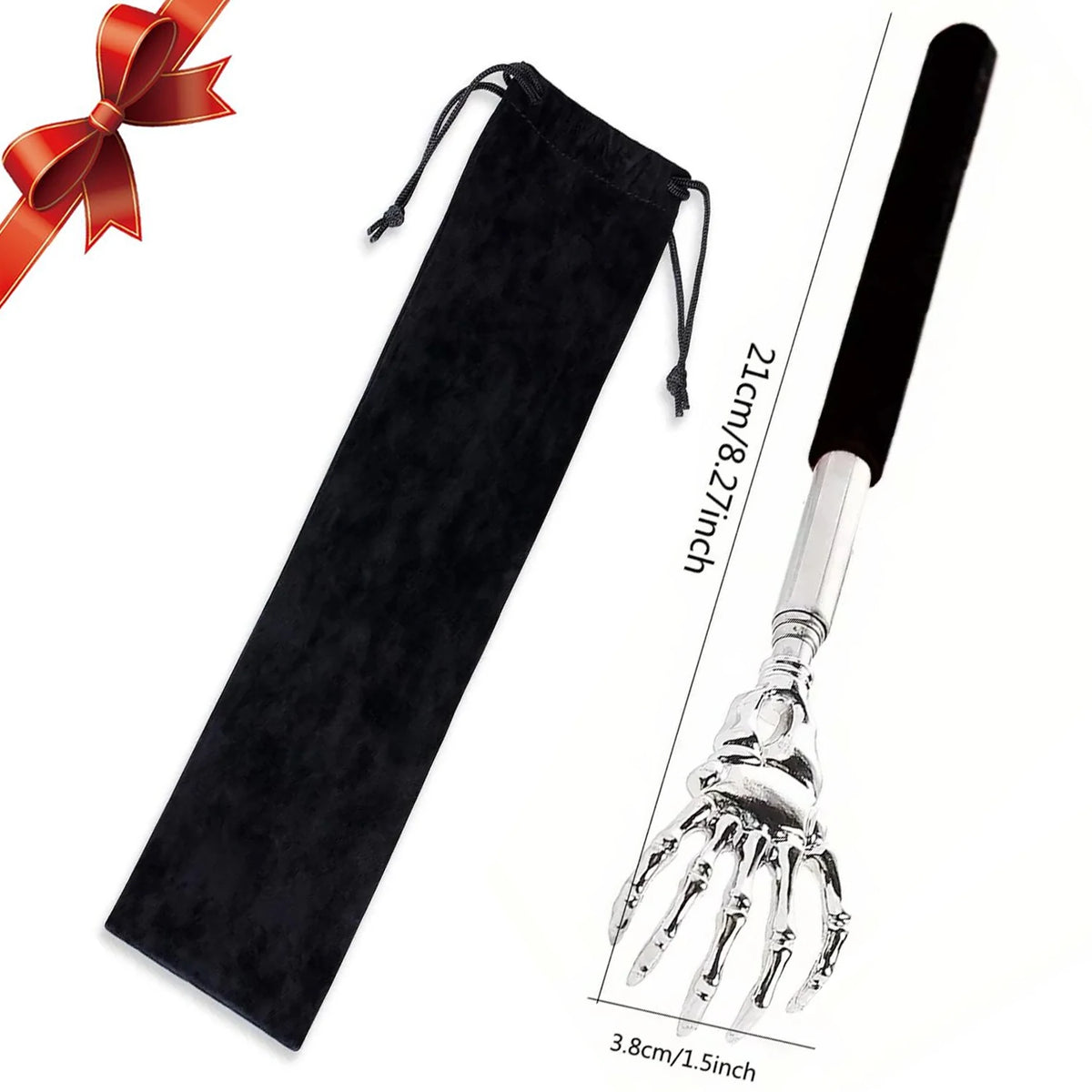 Telescoping Stainless Steel Back Scratcher