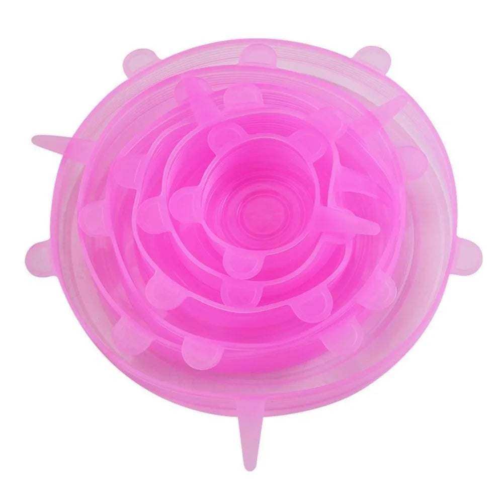 Stretch Lids Set, 6 Pieces