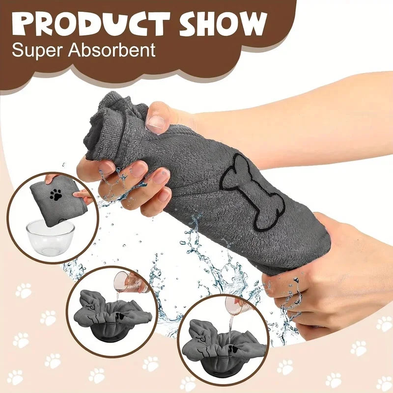 Absorbent Microfiber Pet Towel