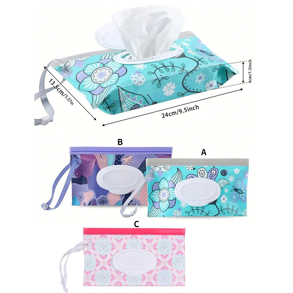 Refillable Travel Wipes Case