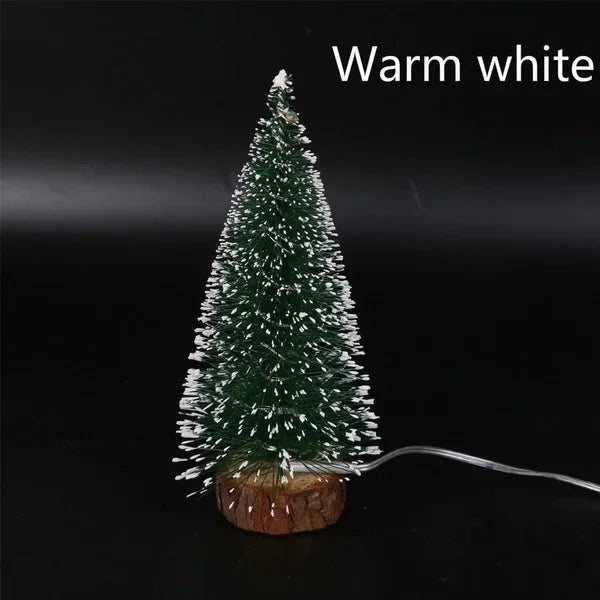 Mini Tabletop Christmas Tree with LED Lights