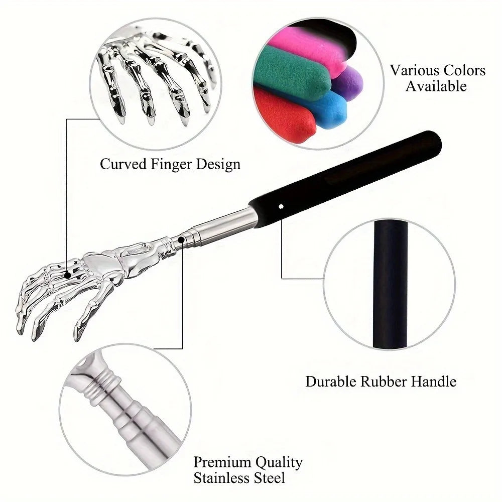 Telescoping Stainless Steel Back Scratcher