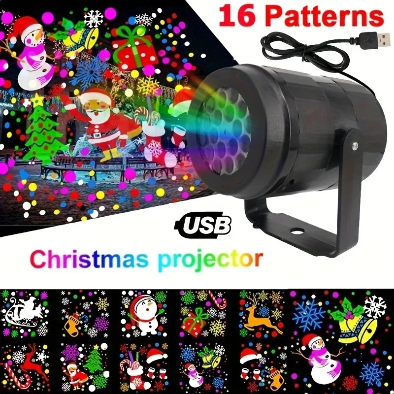 Christmas Snowflake Projector