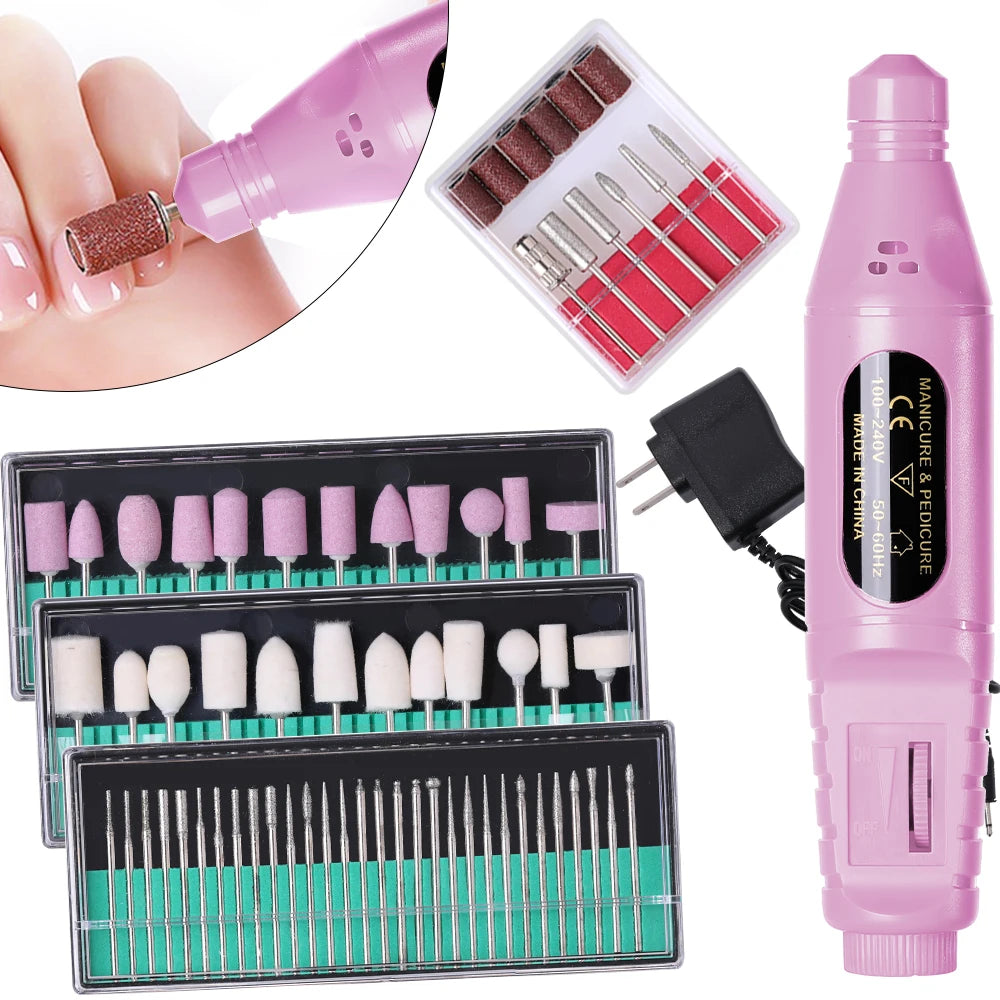 6-in-1 Electric Nail File Set