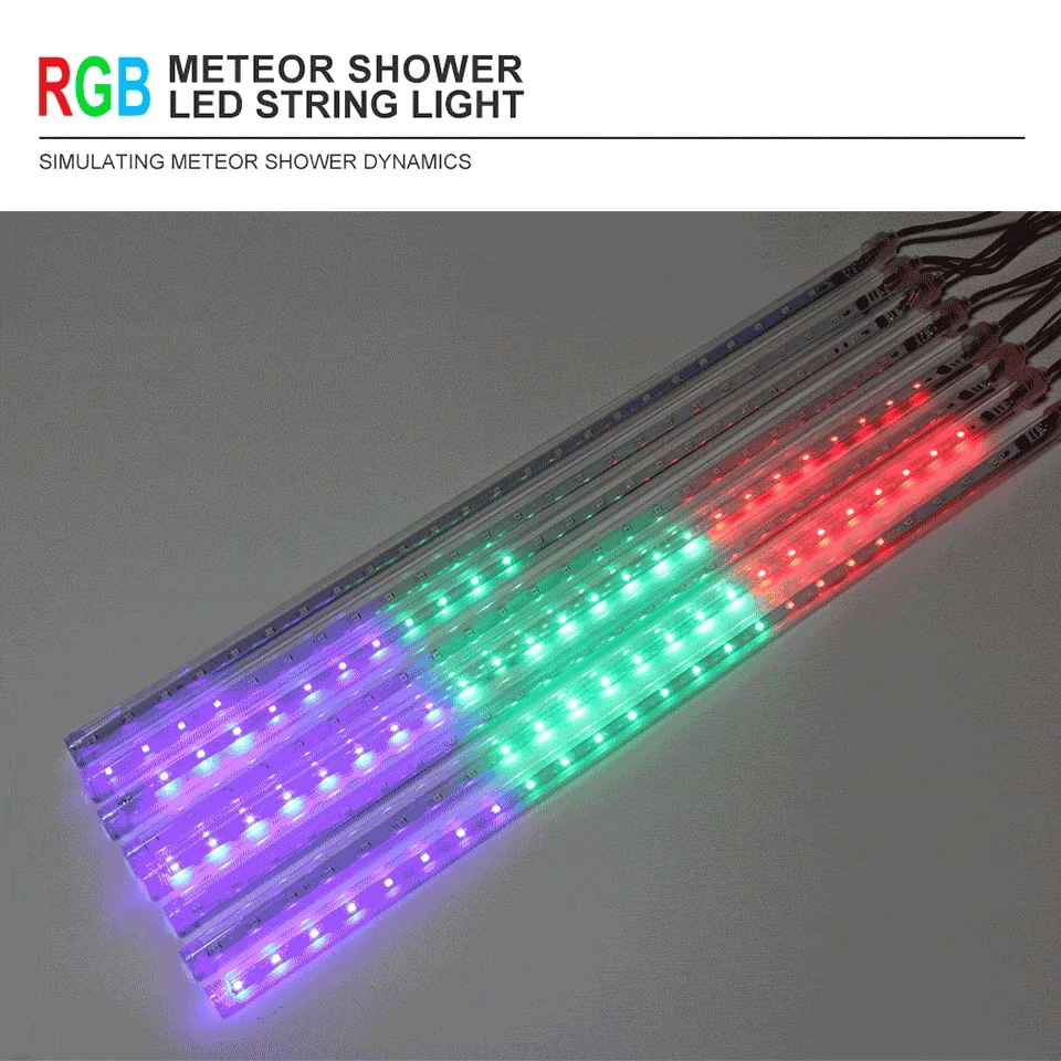 Meteor Shower LED Tube Lights