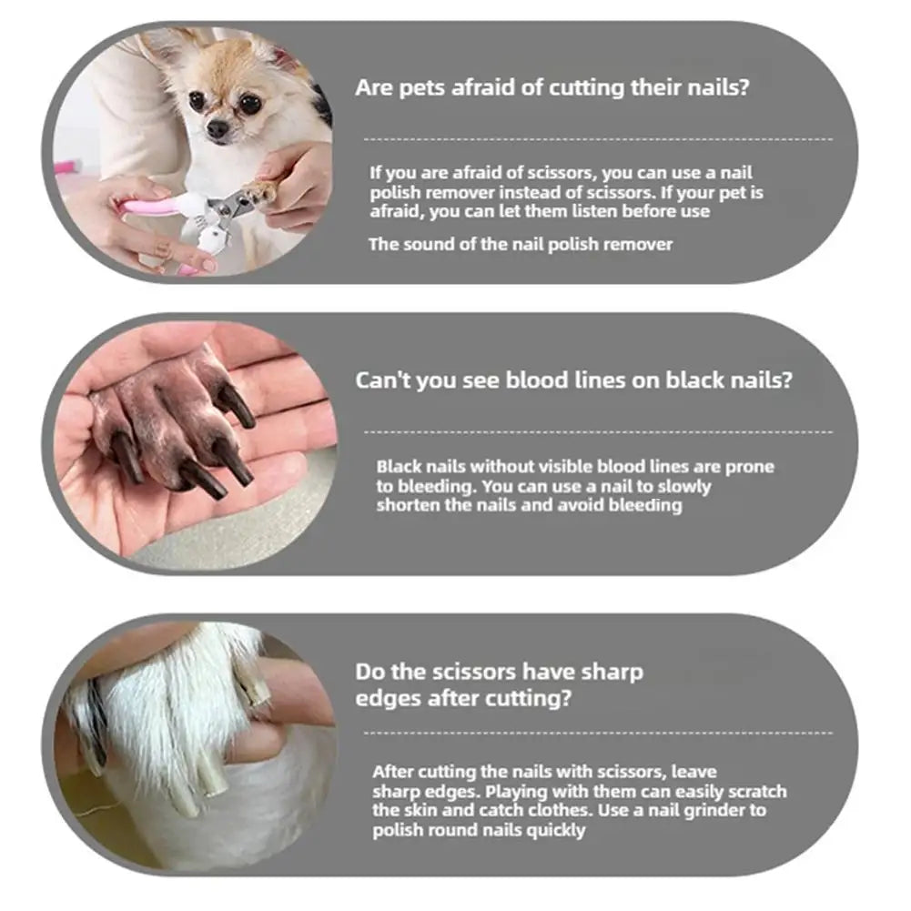 Rechargeable Low-Noise Pet Nail Grinder