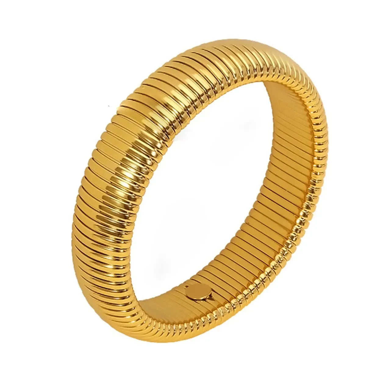 Gold-Tone Flex Bangle Bracelet