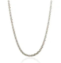 Gold-Tone Stainless Steel Textured Necklace