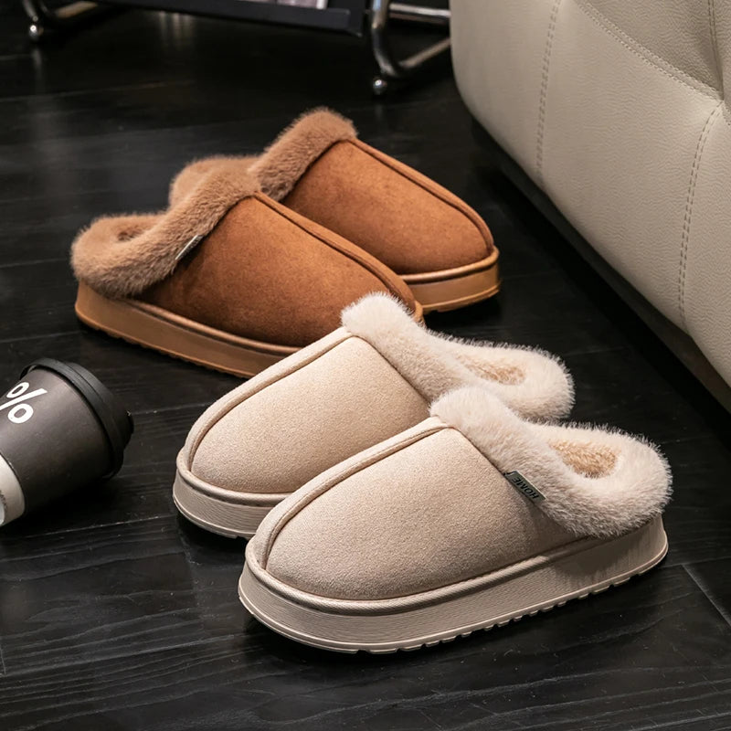Fluffy Lined Slippers