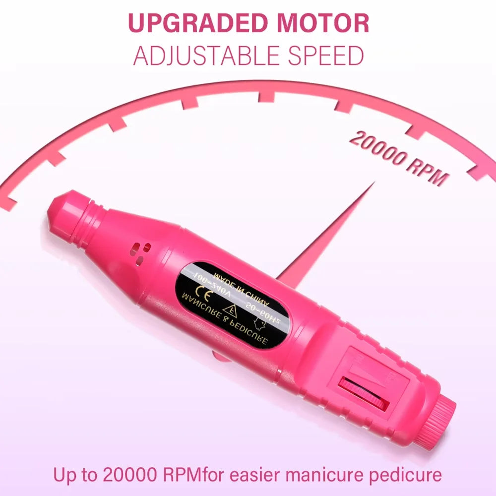 6-in-1 Electric Nail File Set