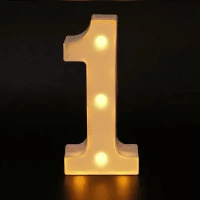 LED Marquee Number & Heart Light