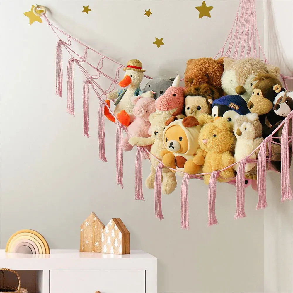 Corner Toy Storage Hammock Net